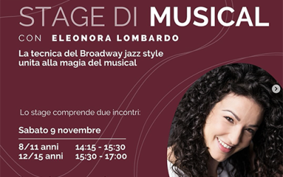 Stage di musical con Eleonora Lombardo